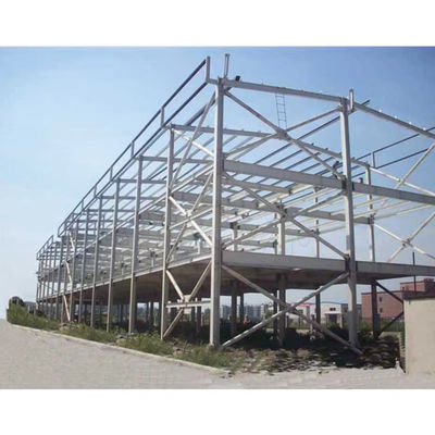 Prefabbricato Edificio strutturale in acciaio leggero, magazzino di costruzioni in acciaio strutturale prefabbricato