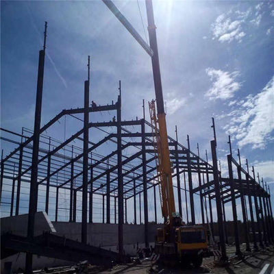 Edifici di magazzino a telaio in acciaio, edifici di uffici commerciali prefabbricati