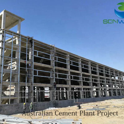 Magazzino con struttura in acciaio con certificazione ISO 9001 e controventatura in tondo di acciaio