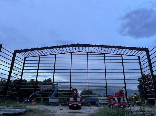 Costruzione di magazzini di metallo di lunga durata, pannelli sandwich, edifici auto stoccati prefabbricati