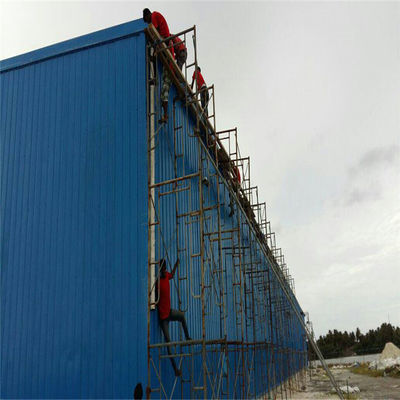 Container per la spedizione in acciaio, edifici prefabbricati per officine