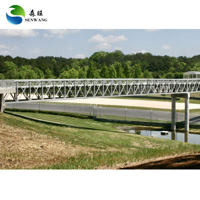 Ponte a tralicci in acciaio prefabbricato, struttura di ponte in acciaio personalizzata