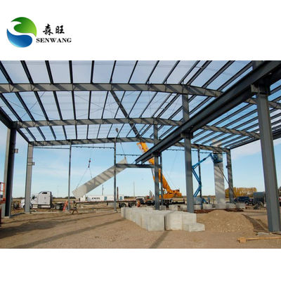 Struttura in acciaio prefabbricata magazzino costruzione agricola in acciaio galvanizzato/dipinto