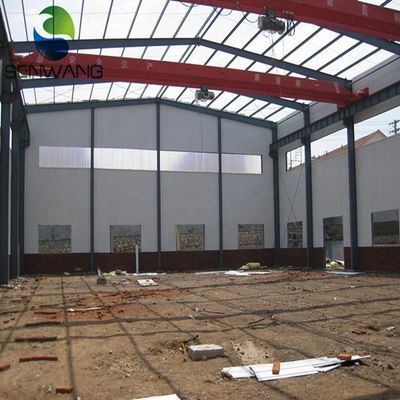 Magazzino a telaio in acciaio a pendenza singola con resistenza al fuoco e classificazione di grado A