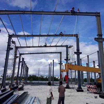 Edifici strutturali industriali in acciaio al carbonio galvanizzato o verniciato