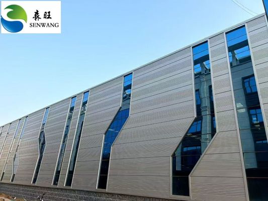 Autocad progettato struttura di acciaio leggero magazzino finitura di acciaio verniciatura o galvanizzazione a caldo