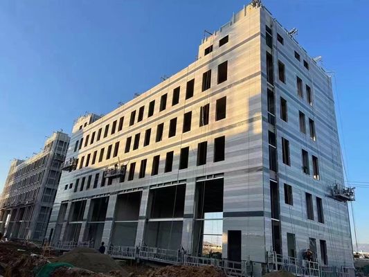 Officina con pilastri personalizzabili in calcestruzzo/acciaio, edifici in acciaio strutturale e magazzini