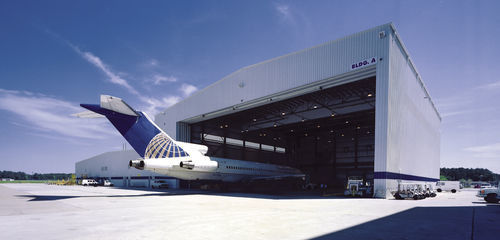 Riciclare Grandi magazzini di metalli Laboratori di progettazione Aeroplani Aeroplani Hangar Costruzione