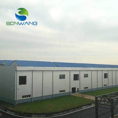 Struttura in acciaio zincato Q235B Q345B Q355B per edifici industriali