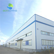 Immagazzino di strutture in acciaio prefabbricato con pannelli sandwich a prova di fuoco