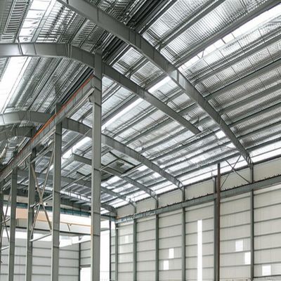 Durable Prefabricated Steel Structure with Q355B Welded H Section Steel and Q235B Circular Steel Pipe for Vertical and Horizontal Support
