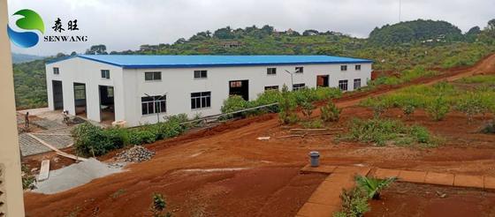 Immagazzino di strutture in acciaio antincorrosivo dipinto o galvanizzato con 30% di cisterna e tempo di installazione da 2 a 4 settimane