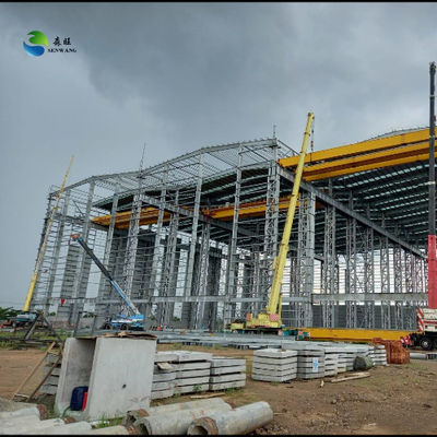 Steel Structure Warehouse with SAW MIG GMAW Welding Method Metal Sheet Wall and Customizable Drawing Plan