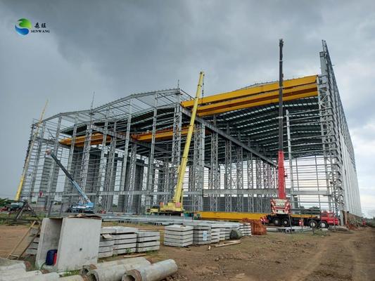 Conservazione della struttura in acciaio costruita su misura per gli standard di carico del vento con un design altamente impermeabile