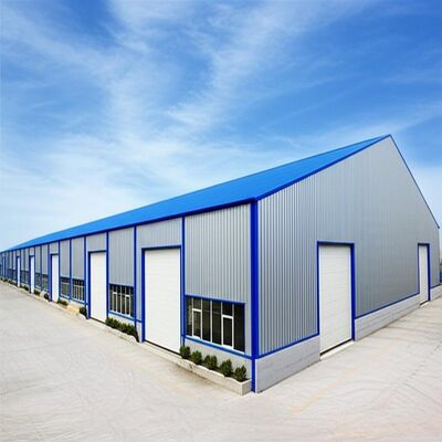 Edificio prefabbricato in acciaio leggero con protezione dalla corrosione e isolamento termico