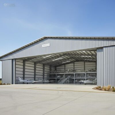 Atelieri di acciaio prefabbricato resistente alla corrosione con collegamento a bullone e acciaio Q235B per uso industriale