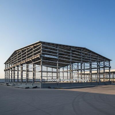 Magazzino con struttura in acciaio Q235B con porta scorrevole adatto per edifici per palestre, durevole e facile da montare