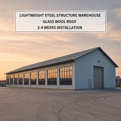 Carico del vento 0,35 kN/m2 Resistenza al terremoto grado 8 Struttura in acciaio galvanizzato Magazzino con progettazione CAD personalizzata