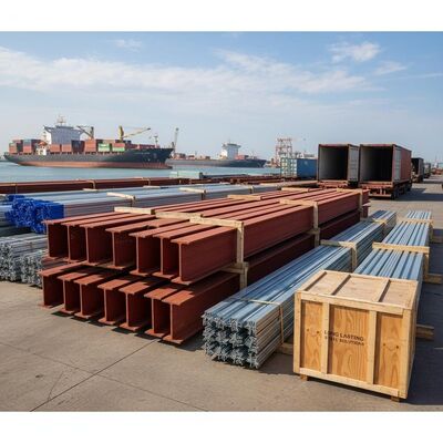 Laboratorio magazzino di struttura in acciaio dotato di telaio secondario galvanizzato a caldo spedizione in container o in grande quantità e di lunga durata