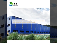 Struttura in acciaio di nuovo stile Edificio in acciaio Magazzino Edificio in acciaio Laboratorio Edificio prefabbricato Grande edificio